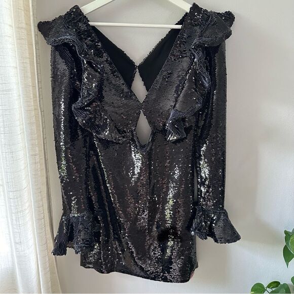 PatBO Cut Out Sequin Mini Dress - Picture 13 of 13